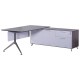 Nero Executive Desk With Return Storage 